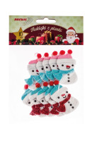 Naklejki z pianki Bałwanki (10szt) PVX22 Brewis